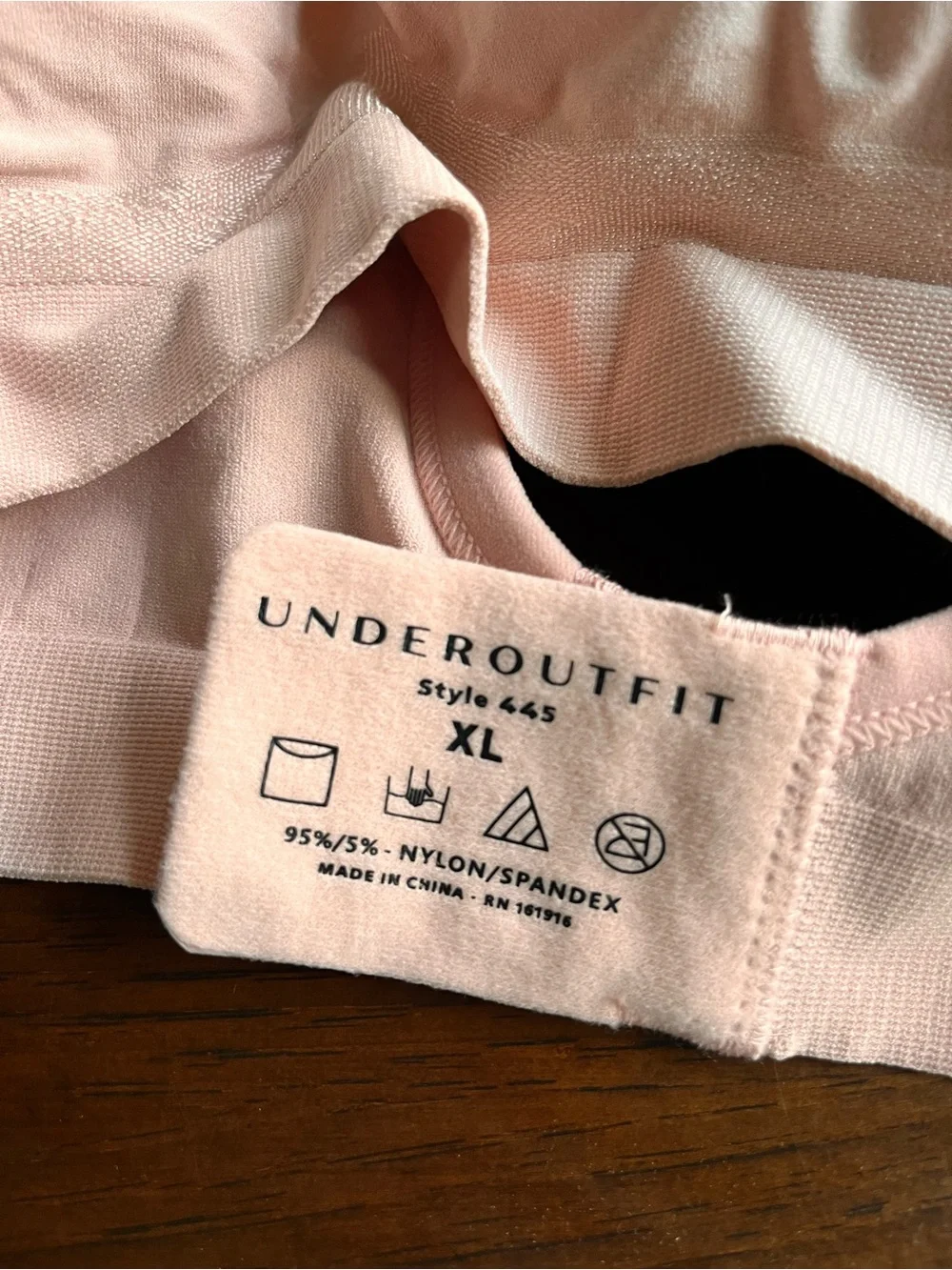 Under-outfit XL pink lace bra NWT - Picture 4 of 8